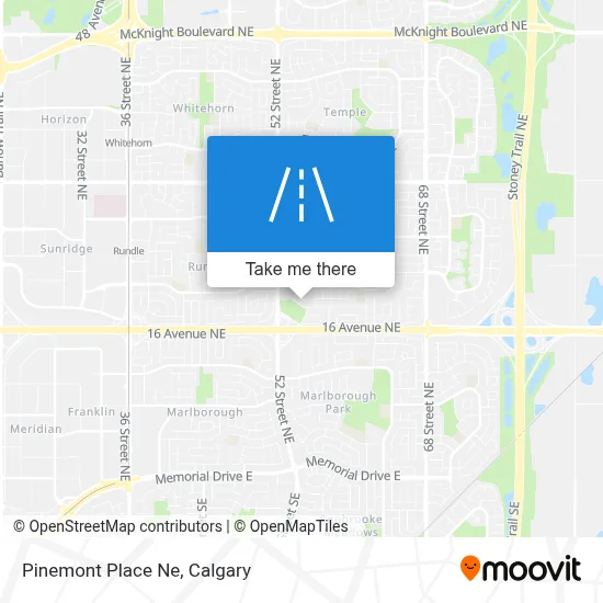 Pinemont Place Ne map