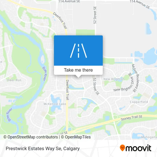 Prestwick Estates Way Se map