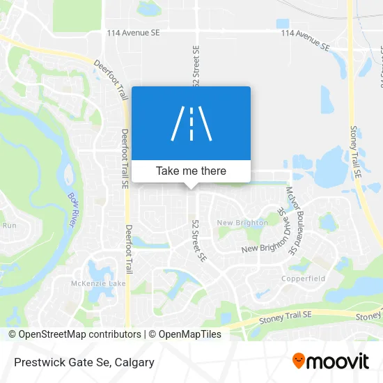Prestwick Gate Se map