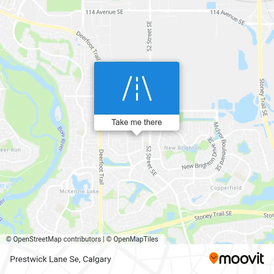 Prestwick Lane Se map