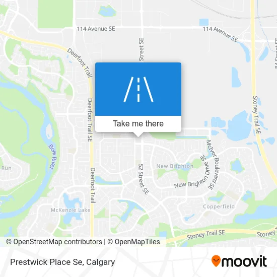 Prestwick Place Se map