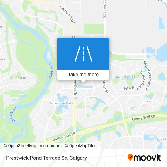 Prestwick Pond Terrace Se map
