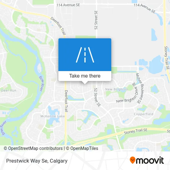Prestwick Way Se map