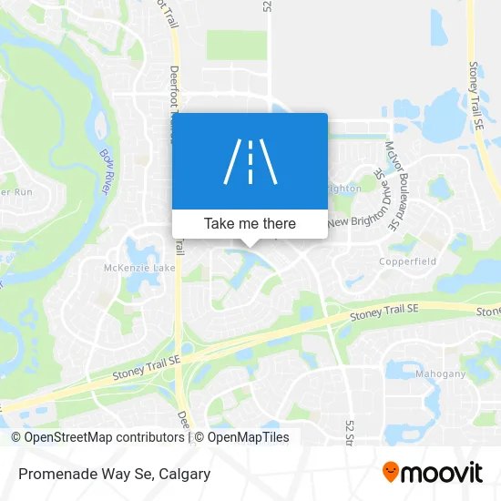 Promenade Way Se map