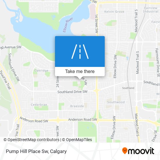 Pump Hill Place Sw map