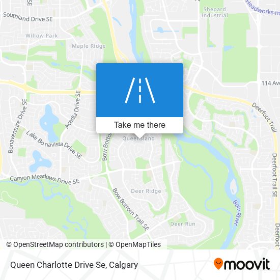 Queen Charlotte Drive Se map