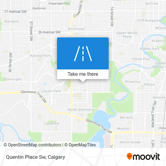 Quentin Place Sw map