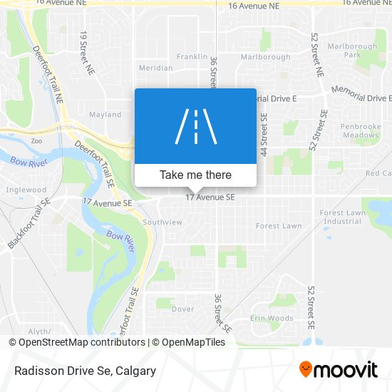 Radisson Drive Se map