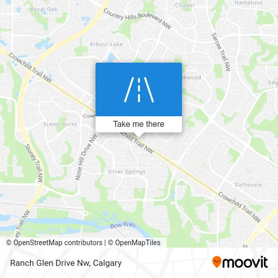 Ranch Glen Drive Nw map