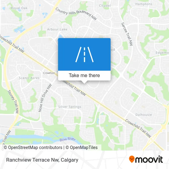 Ranchview Terrace Nw map