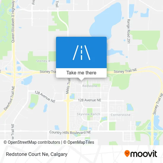 Redstone Court Ne map