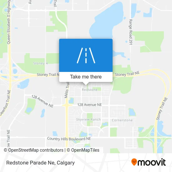 Redstone Parade Ne map