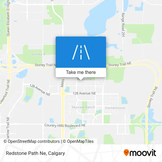 Redstone Path Ne map