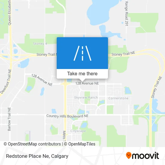 Redstone Place Ne map