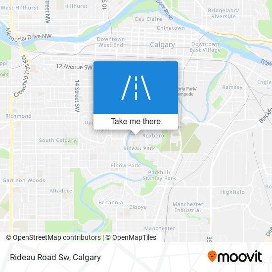 Rideau Road Sw map