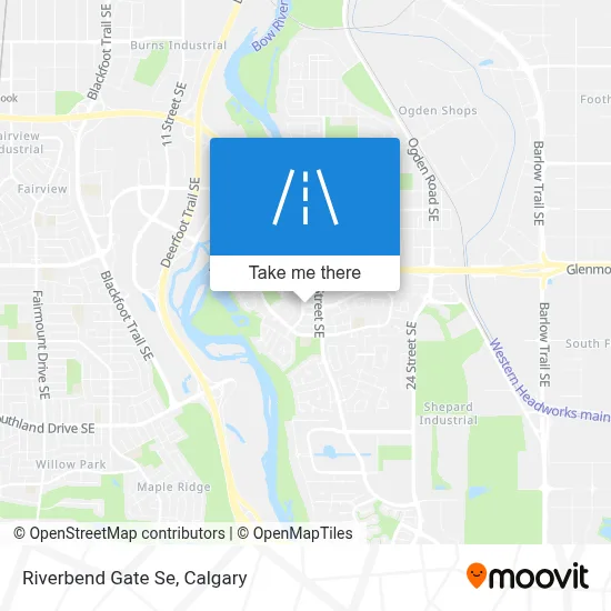 Riverbend Gate Se map