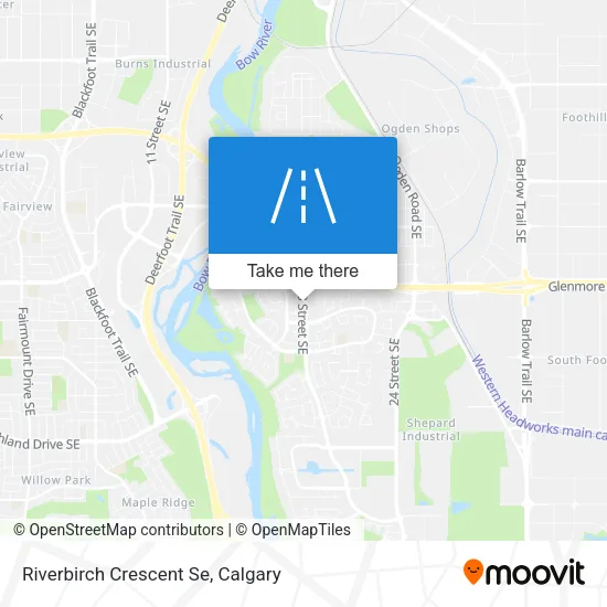 Riverbirch Crescent Se map