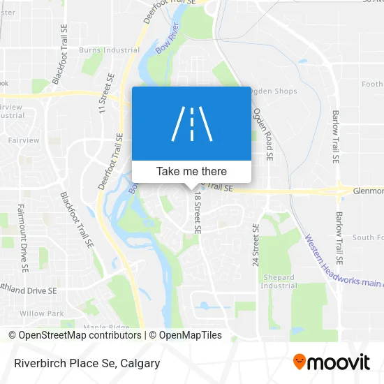 Riverbirch Place Se map