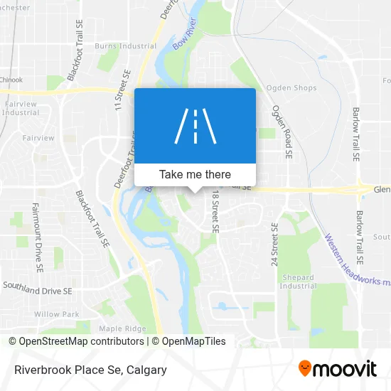 Riverbrook Place Se map