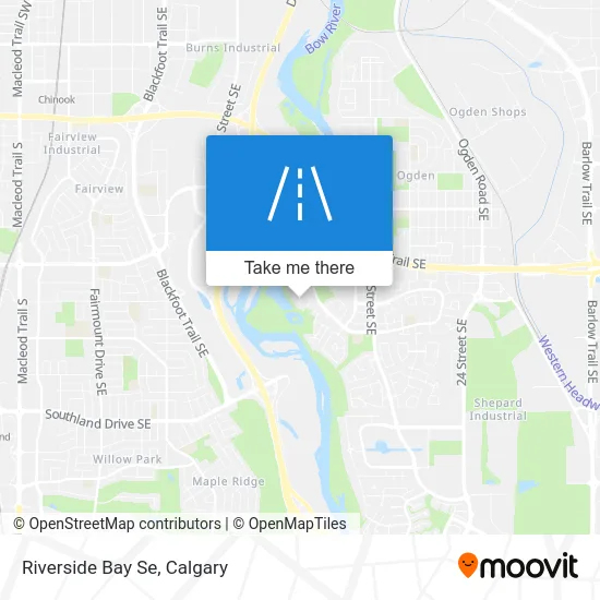 Riverside Bay Se map