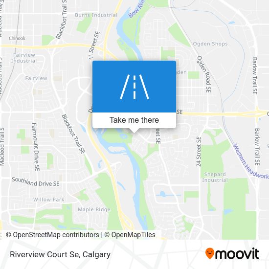 Riverview Court Se map