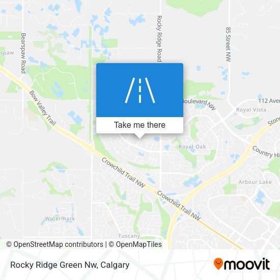 Rocky Ridge Green Nw map