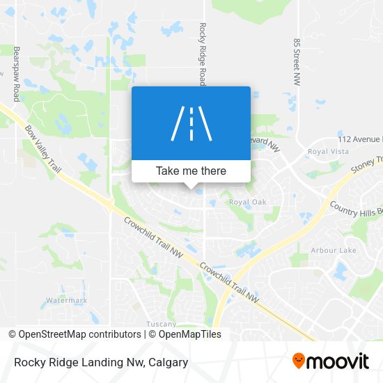 Rocky Ridge Landing Nw map