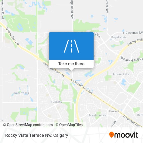 Rocky Vista Terrace Nw map