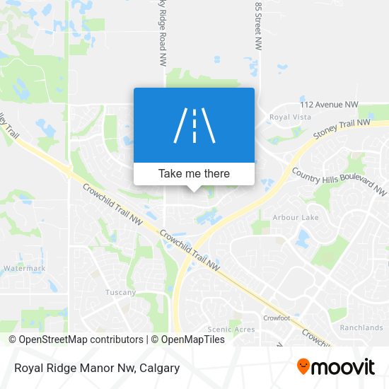 Royal Ridge Manor Nw map