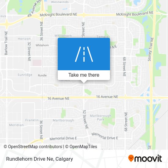 Rundlehorn Drive Ne map