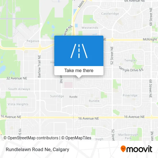 Rundlelawn Road Ne map