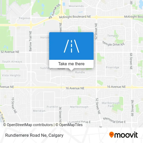 Rundlemere Road Ne map