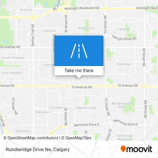 Rundleridge Drive Ne map