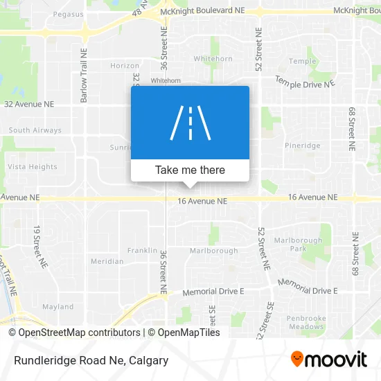 Rundleridge Road Ne map