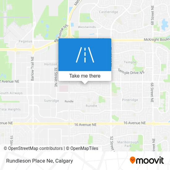 Rundleson Place Ne map