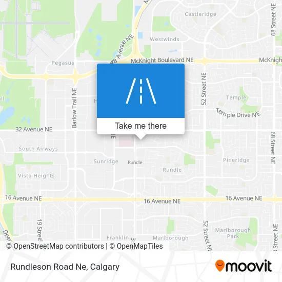 Rundleson Road Ne map