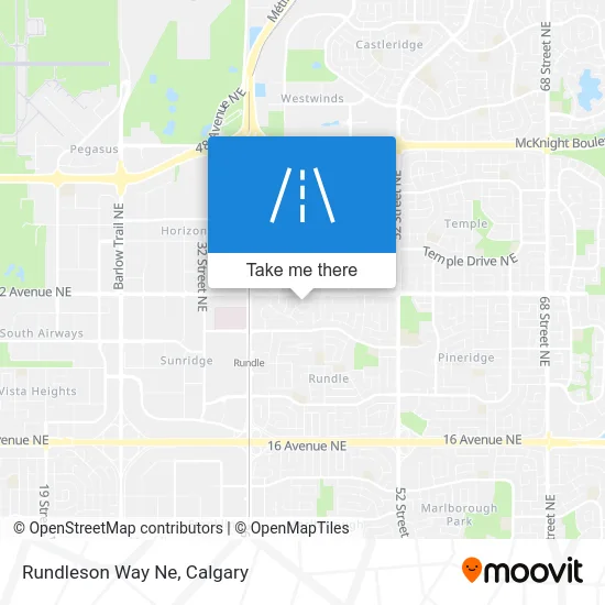 Rundleson Way Ne map