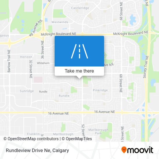 Rundleview Drive Ne map