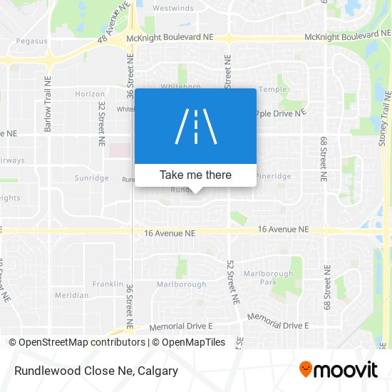 Rundlewood Close Ne map