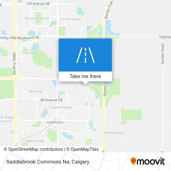 Saddlebrook Commons Ne map