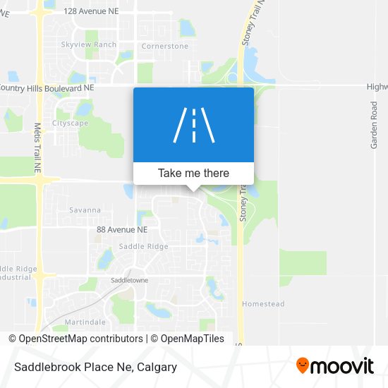 Saddlebrook Place Ne map