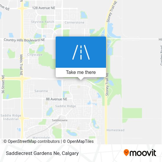Saddlecrest Gardens Ne map