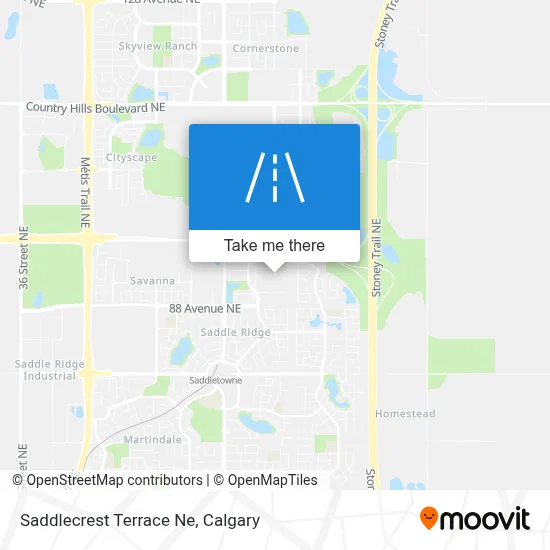 Saddlecrest Terrace Ne map