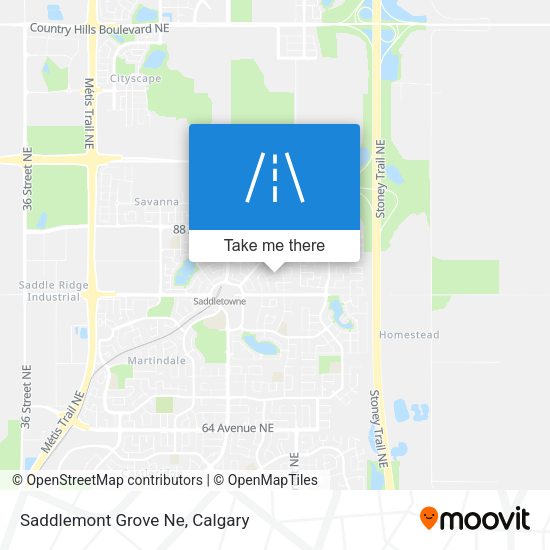 Saddlemont Grove Ne plan