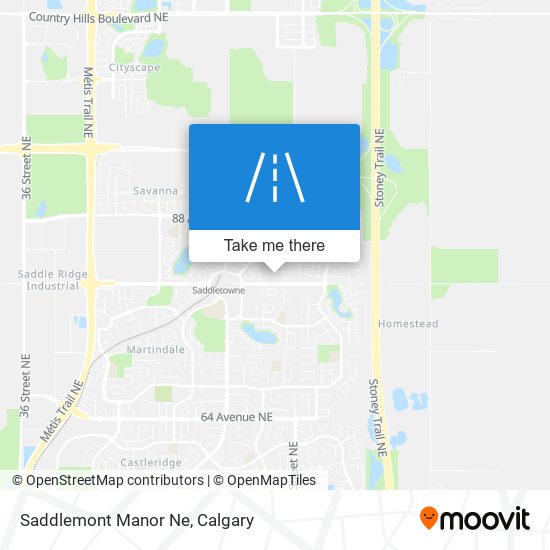 Saddlemont Manor Ne map