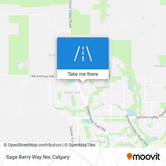 Sage Berry Way Nw map