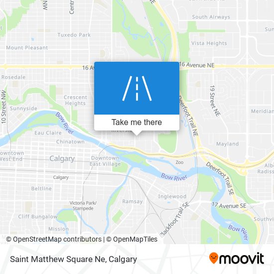 Saint Matthew Square Ne map