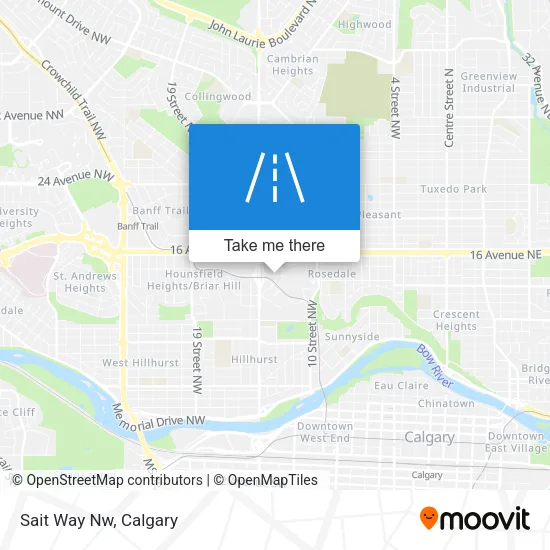 Sait Way Nw map