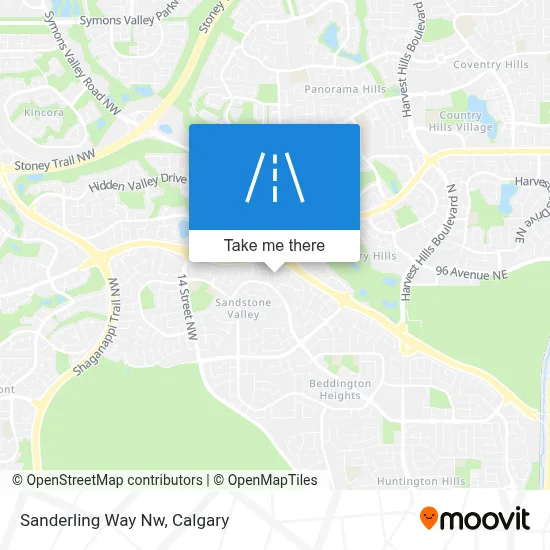 Sanderling Way Nw map