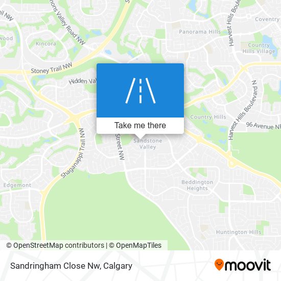 Sandringham Close Nw map